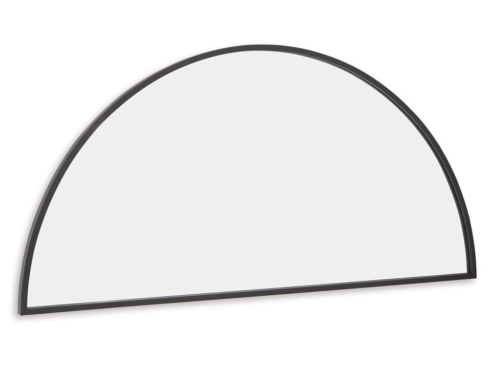 Signature Design by Ashley - Denlow Accent Mirror in Black - A8010333 veiw 3