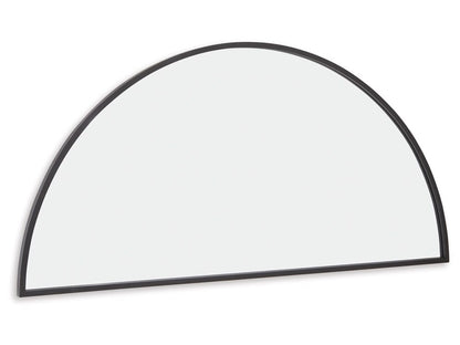 Signature Design by Ashley - Denlow Accent Mirror in Black - A8010333 veiw 3