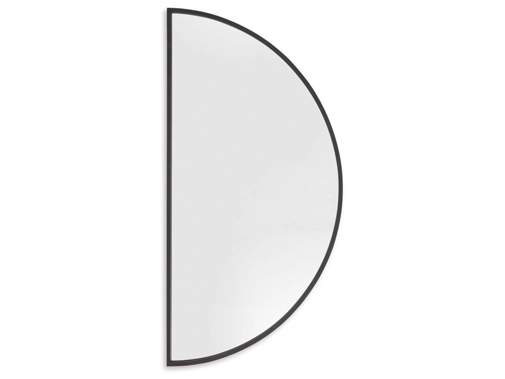 Signature Design by Ashley - Denlow Accent Mirror in Black - A8010333 veiw 4