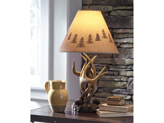 Signature Design by Ashley - Derek Poly Table Lamp in Brown - L316984 veiw 2
