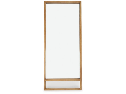 Signature Design by Ashley - Devford Floor Mirror in Brown - A8010341 veiw 1