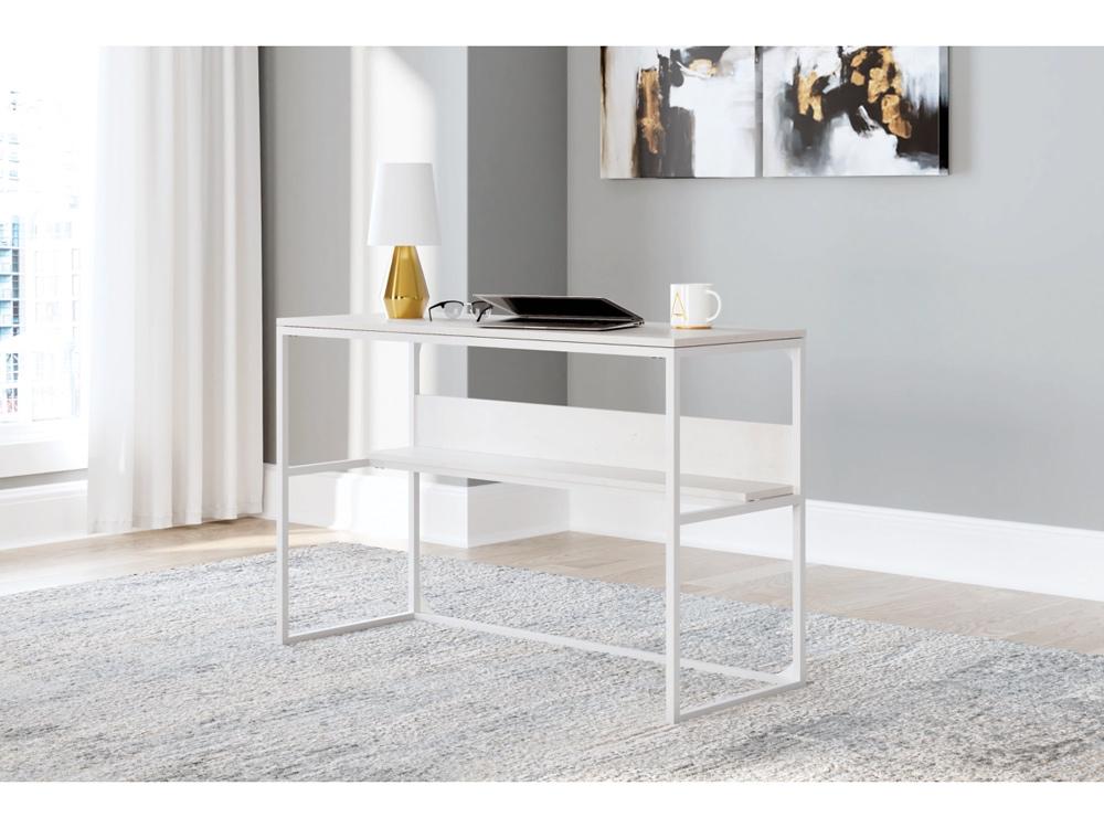 Signature Design by Ashley - Deznee Home Office Desk in White - H162-14 veiw 2