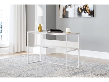 Signature Design by Ashley - Deznee Home Office Desk in White - H162-14 veiw 2