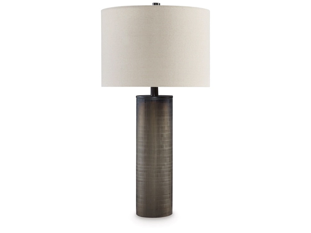 Signature Design by Ashley - Dingerly Glass Table Lamp in Brown - L430824
