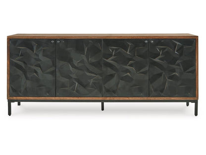 Signature Design by Ashley - Dorannby Accent Cabinet in Black/Brown - A4000649 veiw 1