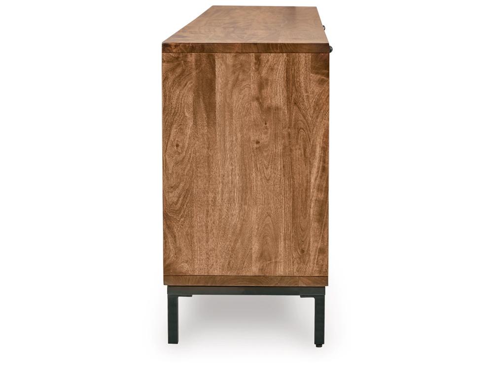 Signature Design by Ashley - Dorannby Accent Cabinet in Black/Brown - A4000649 veiw 4