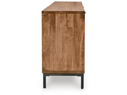 Signature Design by Ashley - Dorannby Accent Cabinet in Black/Brown - A4000649 veiw 4