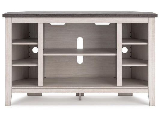 Signature Design by Ashley - Dorrinson Corner Tv Stand/Fireplace Opt in Two-tone - W287-67 veiw 1