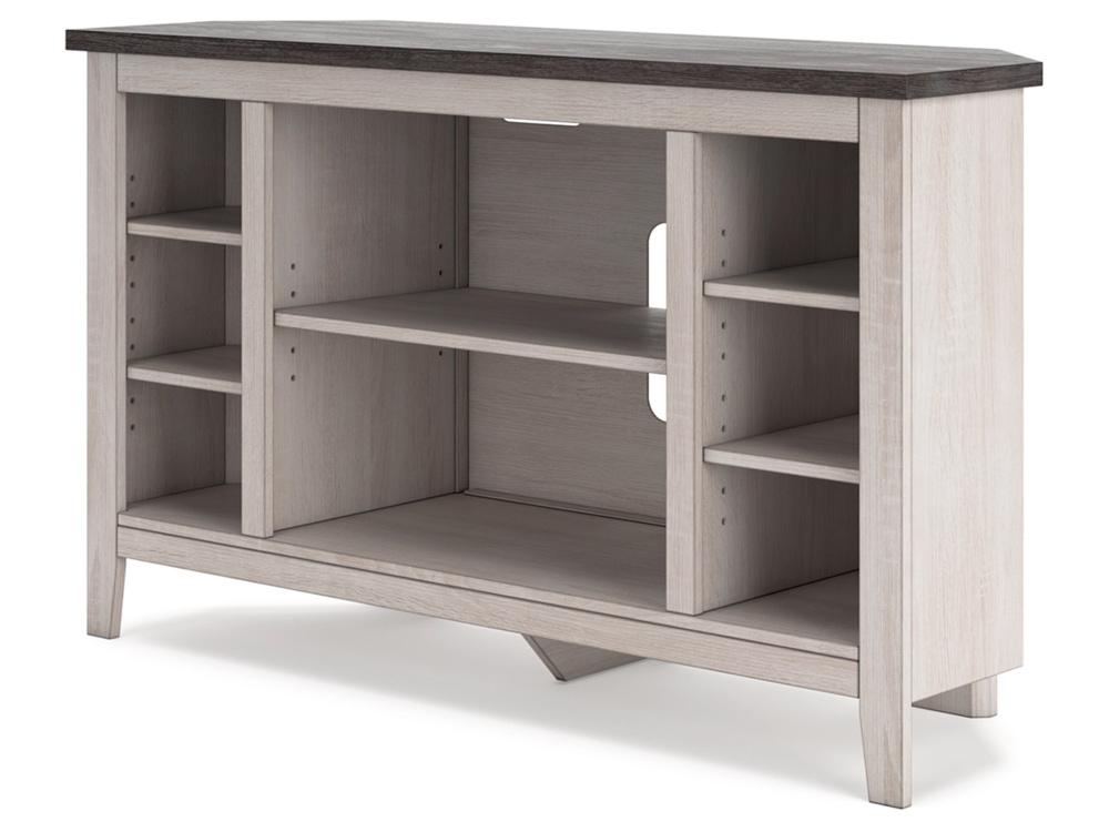 Signature Design by Ashley - Dorrinson Corner Tv Stand/Fireplace Opt in Two-tone - W287-67 veiw 3
