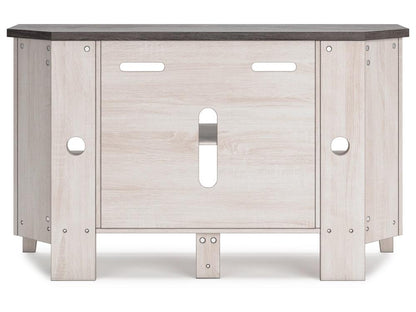 Signature Design by Ashley - Dorrinson Corner Tv Stand/Fireplace Opt in Two-tone - W287-67 veiw 4
