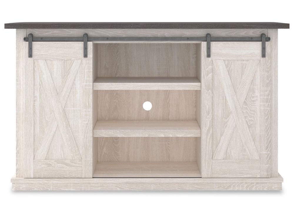 Signature Design by Ashley - Dorrinson Medium Tv Stand in Two-tone - W287-48 veiw 1