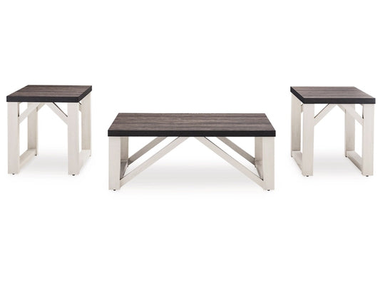 Signature Design by Ashley - Dorrinson Occasional Table (Set of 3) in Antique White - T236-13 veiw 1