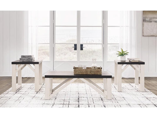 Signature Design by Ashley - Dorrinson Occasional Table (Set of 3) in Antique White - T236-13 veiw 2