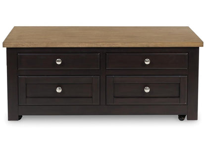 Signature Design by Ashley - Drazmine Lift Top Cocktail Table in Brown - T734-20 veiw 1