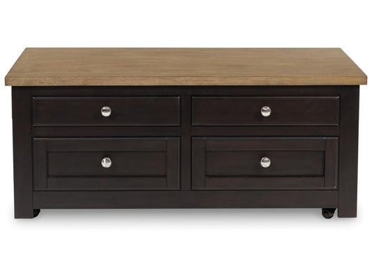 Signature Design by Ashley - Drazmine Lift Top Cocktail Table in Brown - T734-20 veiw 1