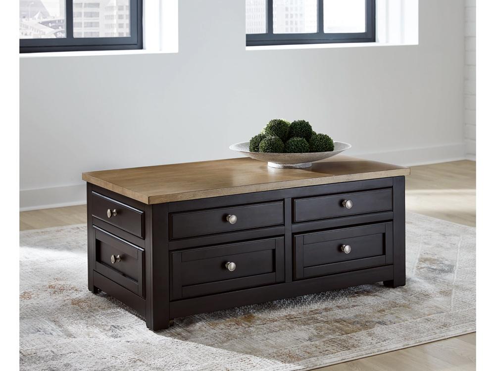 Signature Design by Ashley - Drazmine Lift Top Cocktail Table in Brown - T734-20 veiw 2