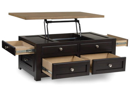 Signature Design by Ashley - Drazmine Lift Top Cocktail Table in Brown - T734-20 veiw 3