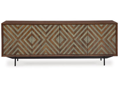 Signature Design by Ashley - Dreggan Accent Cabinet in Brown/GoldFinish - A4000577 veiw 1