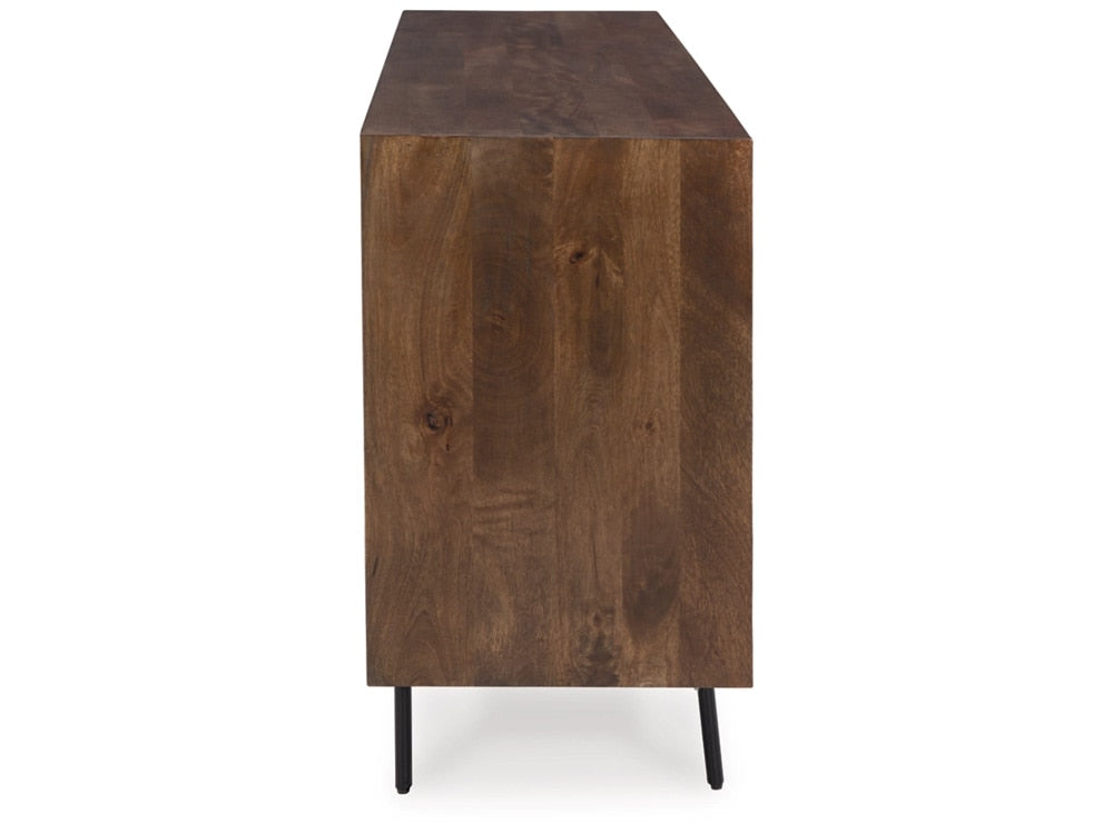 Signature Design by Ashley - Dreggan Accent Cabinet in Brown/GoldFinish - A4000577 veiw 4