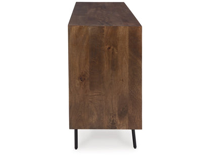 Signature Design by Ashley - Dreggan Accent Cabinet in Brown/GoldFinish - A4000577 veiw 4