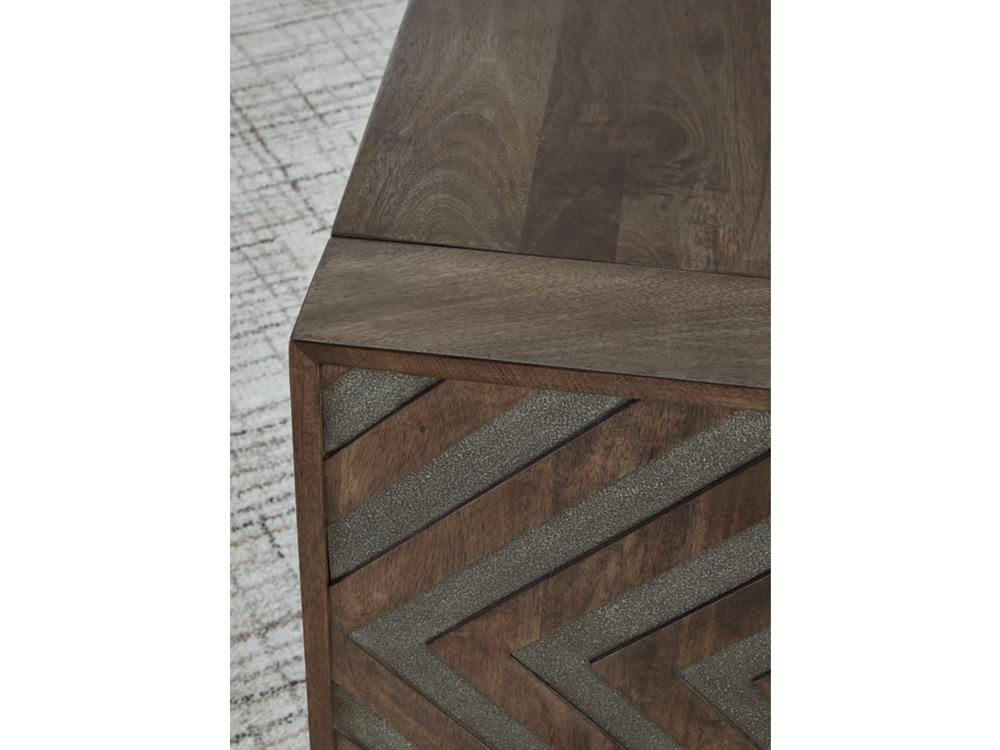 Signature Design by Ashley - Dreggan Coffee Table in Brown - T567-1 veiw 4