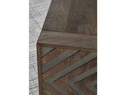 Signature Design by Ashley - Dreggan Coffee Table in Brown - T567-1 veiw 4