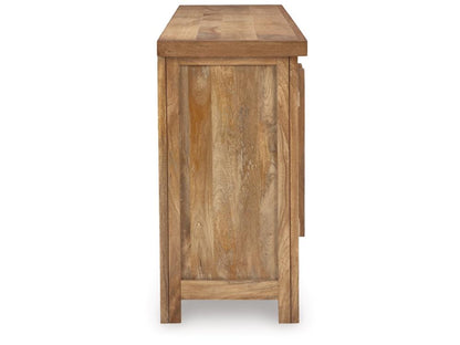 Signature Design by Ashley - Dresor Accent Cabinet in Natural - A4000578 veiw 4