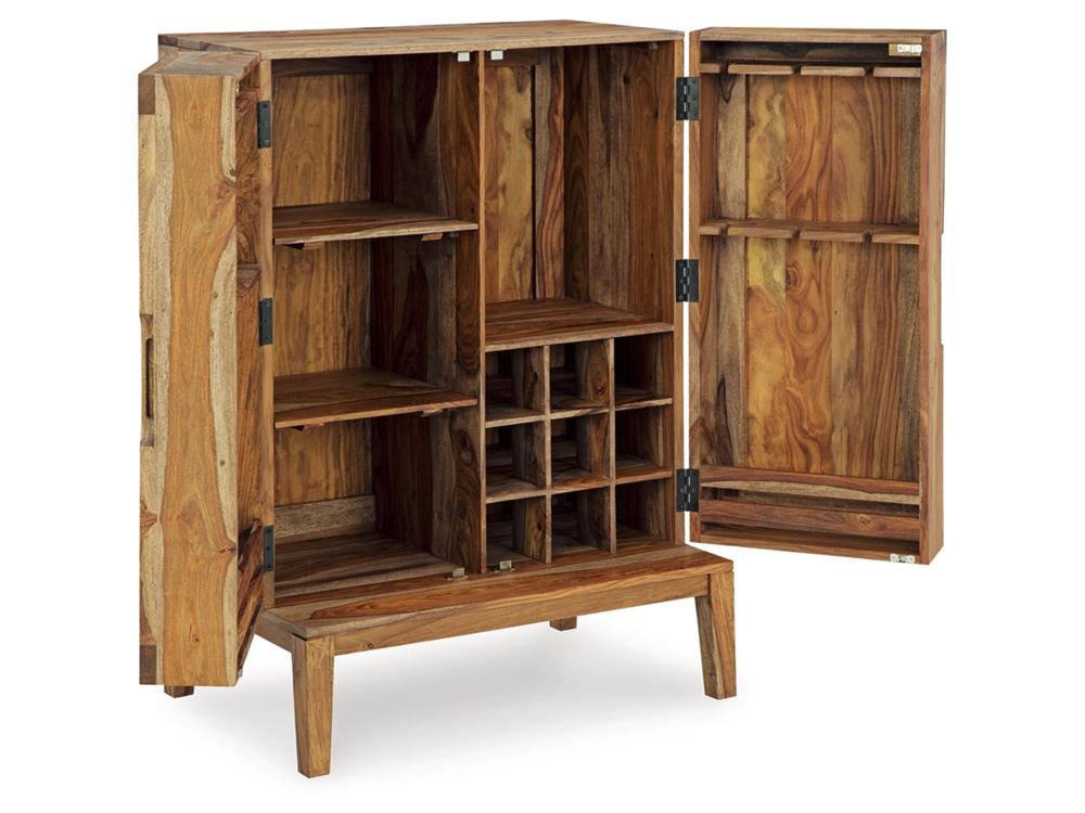 Signature Design by Ashley - Dressonni Bar Cabinet in Brown - D790-66 veiw 3