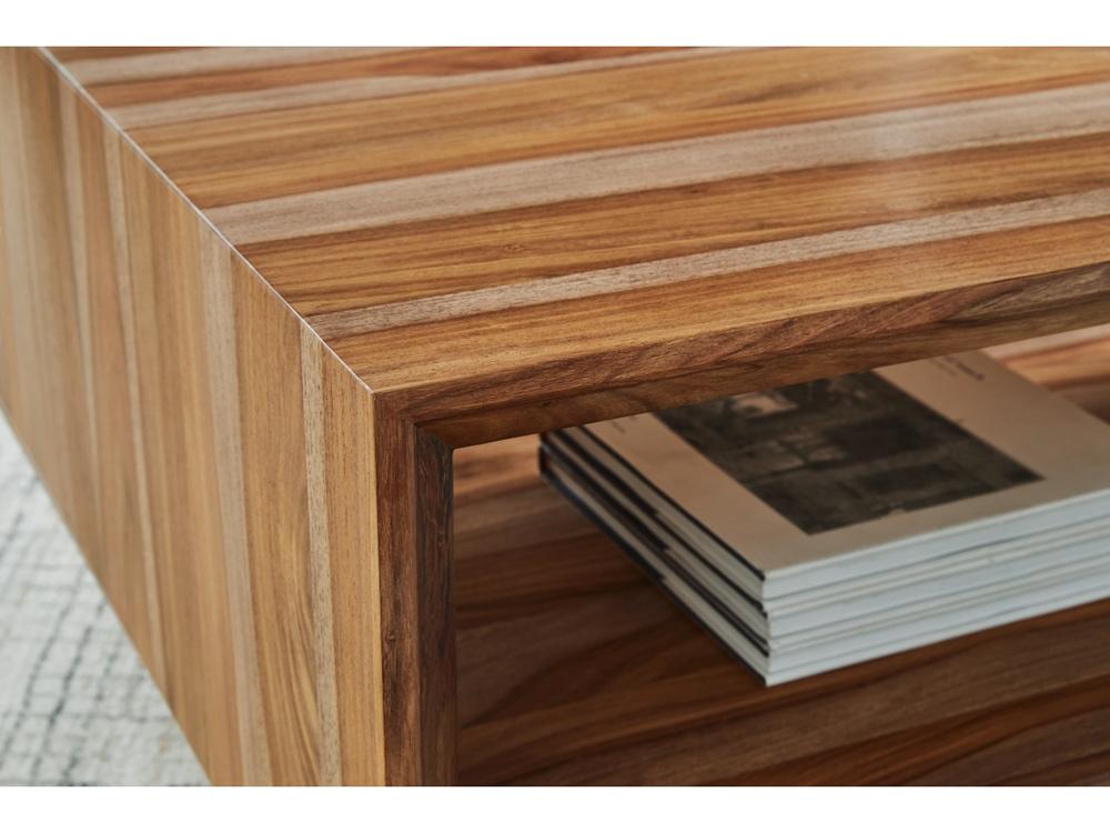 Signature Design by Ashley - Dressonni Coffee Table in Brown - T690-1 veiw 3