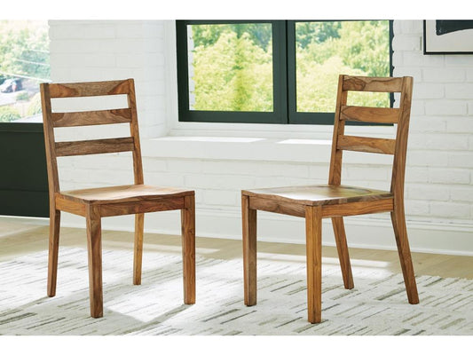 Signature Design by Ashley - Dressonni Dining Room Side Chair (Set Of 2) in Brown - D790-01 veiw 2
