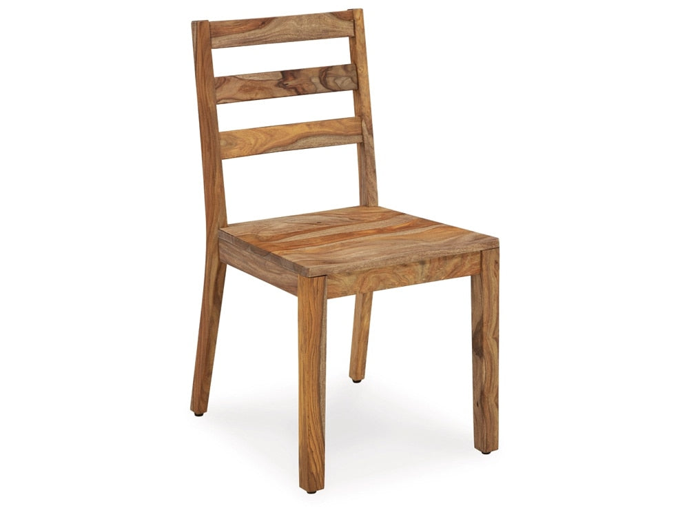 Signature Design by Ashley - Dressonni Dining Room Side Chair (Set Of 2) in Brown - D790-01 veiw 3