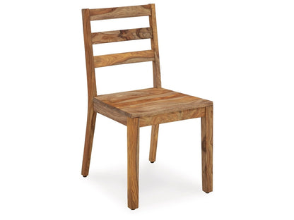 Signature Design by Ashley - Dressonni Dining Room Side Chair (Set Of 2) in Brown - D790-01 veiw 3