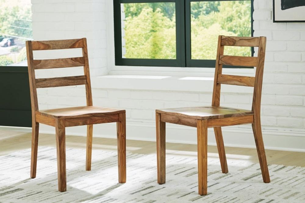 Signature Design by Ashley - Dressonni Dining Table And 4 Chairs in Brown veiw 2