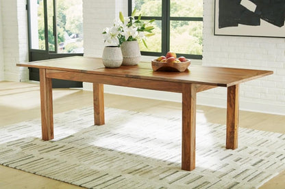 Signature Design by Ashley - Dressonni Dining Table And 4 Chairs in Brown veiw 4