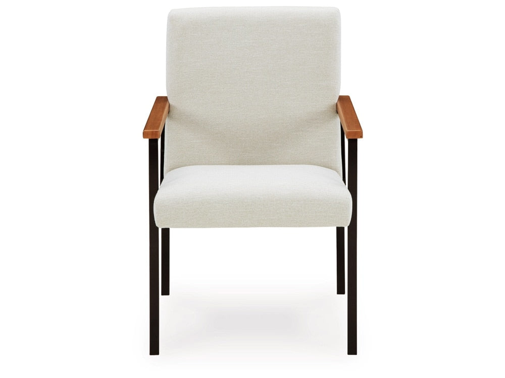 Signature Design by Ashley - Dressonni Dining UPH Arm Chair (Set of 2) in Brown - D790-02A veiw 1