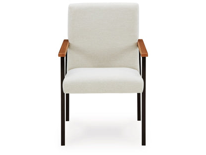 Signature Design by Ashley - Dressonni Dining UPH Arm Chair (Set of 2) in Brown - D790-02A veiw 1