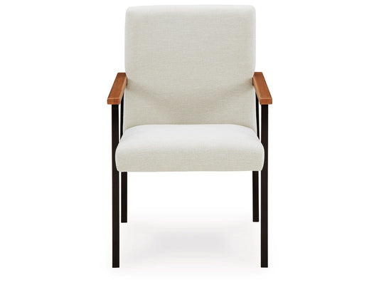 Signature Design by Ashley - Dressonni Dining UPH Arm Chair (Set of 2) in Brown - D790-02A veiw 1