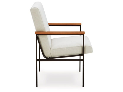 Signature Design by Ashley - Dressonni Dining UPH Arm Chair (Set of 2) in Brown - D790-02A veiw 4