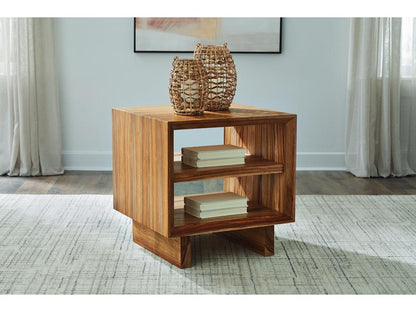 Signature Design by Ashley - Dressonni End Table in Brown - T690-2 veiw 2