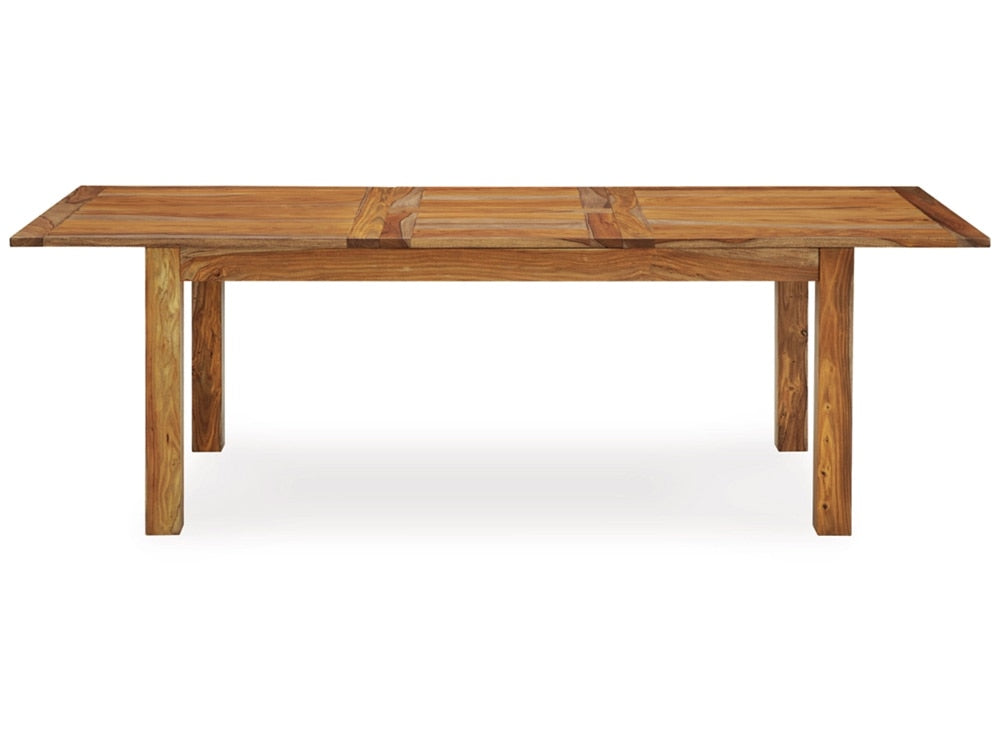 Signature Design by Ashley - Dressonni Rect Drm Butterfly Ext Table in Brown - D790-35 veiw 1