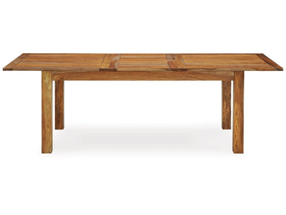 Signature Design by Ashley - Dressonni Rect Drm Butterfly Ext Table in Brown - D790-35 veiw 1