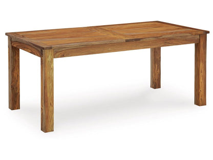 Signature Design by Ashley - Dressonni Rect Drm Butterfly Ext Table in Brown - D790-35 veiw 3