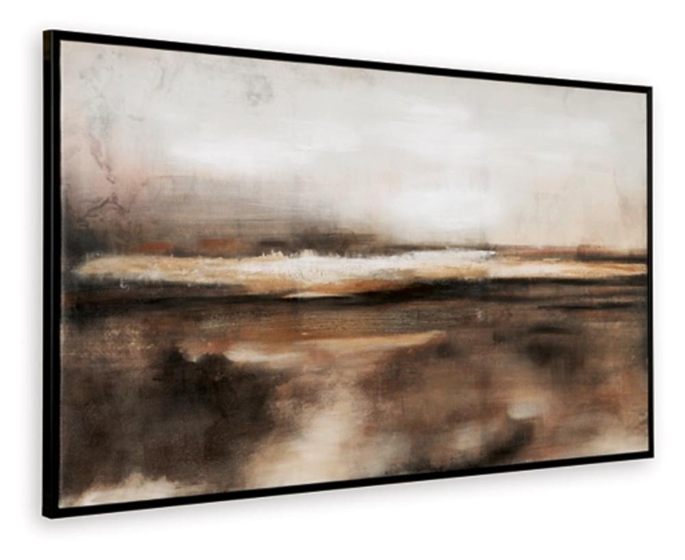 Signature Design by Ashley - Drewland Wall Art in Black/Brown/Orange - A8000375 veiw 1