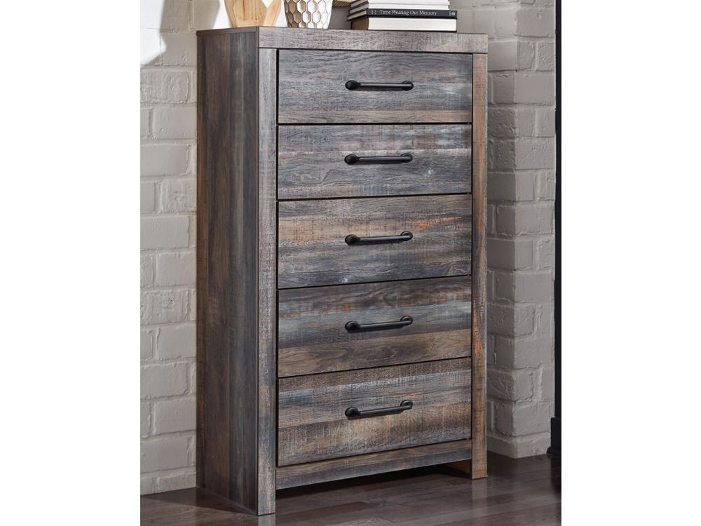 Signature Design by Ashley - Drystan Five Drawer Chest in Multi - B211-46 veiw 2