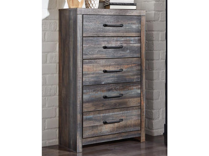 Signature Design by Ashley - Drystan Five Drawer Chest in Multi - B211-46 veiw 2