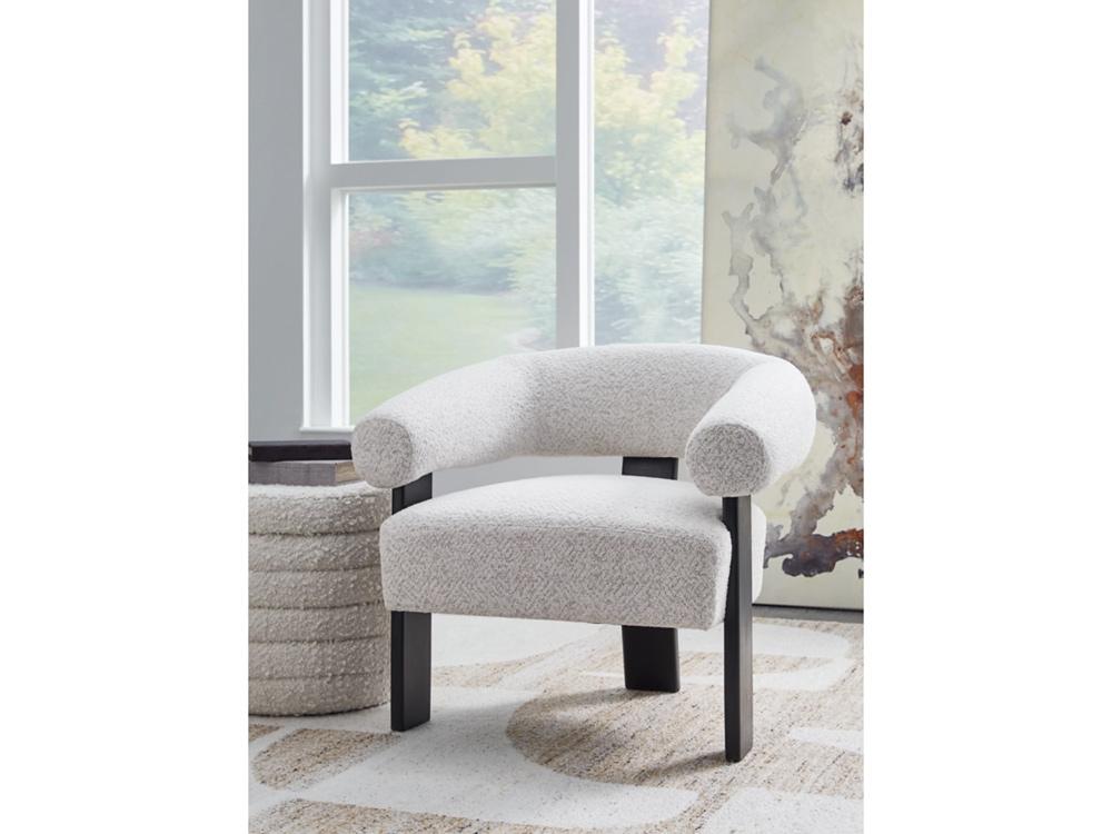 Signature Design by Ashley - Dultish Accent Chair in Snow - A3000668 veiw 2