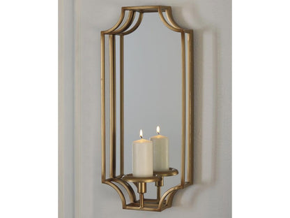 Signature Design by Ashley - Dumi Wall Sconce in Gold Finish - A8010153 veiw 2