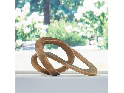 Signature Design by Ashley - Dunnruck Sculpture in Antique Brass Finish - A2000686 veiw 2