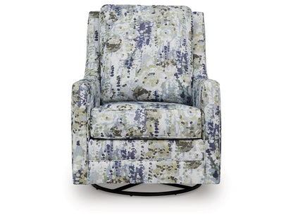 Signature Design by Ashley - Dustinford Swivel Glider Accent Chair in Multi - A3000732 veiw 1