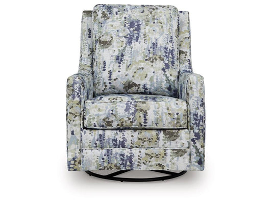 Signature Design by Ashley - Dustinford Swivel Glider Accent Chair in Multi - A3000732 veiw 1